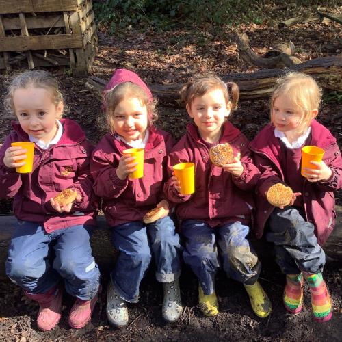 Nursery woodland adventure & campfire