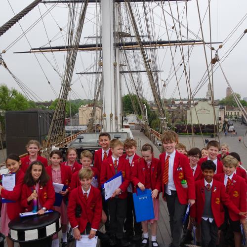 Year 5 visit the Cutty Sark