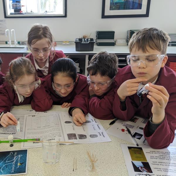 Detective work at the Haileybury Science Discovery Day
