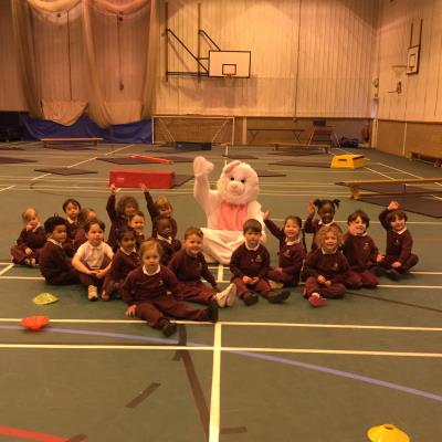 The Easter Bunny Visits Westbrook Hay