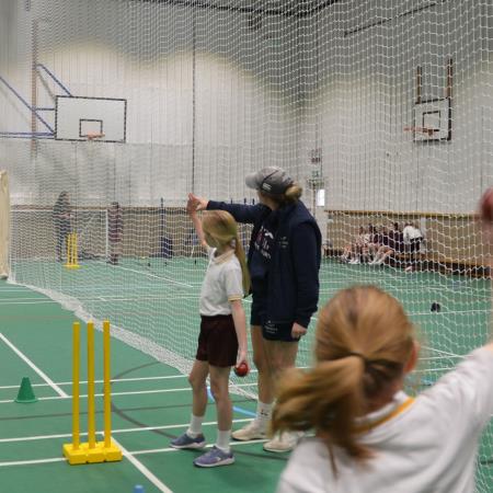 Cricket Coaching with Izzy Collis